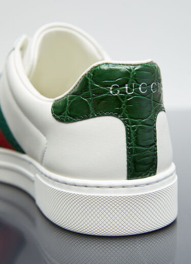 Gucci Ace Web Sneakers White guc0255088