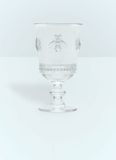 Set Of Two Bee Wine Glasses Gucci Set Of Two Bee Wine Glasses White wps0691247