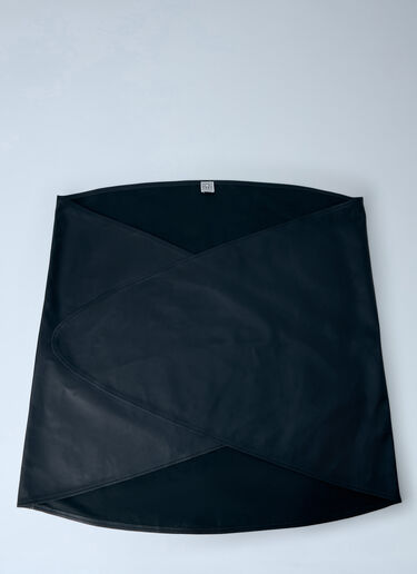 TOTEME Leather Scarf Black tot0264028