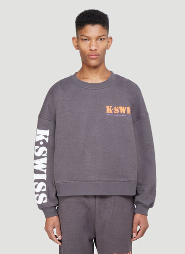 Willy Chavarria X K-Swiss Sweatshirt Grey wcv0140009