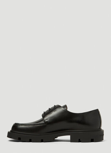 Maison Margiela Track Sole Derby Shoes Black mla0147049