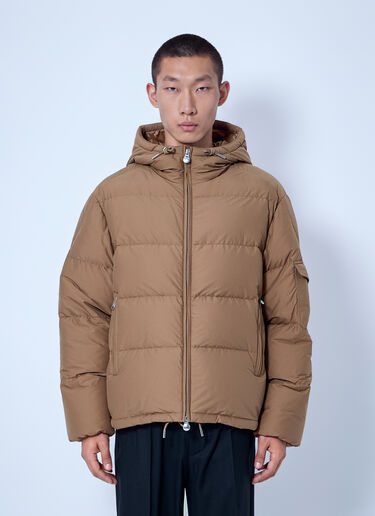 LN-CC® - Moncler RE/ICONS: Himalaya Hooded Short Down Jacket - Brown Moncler RE/ICONS Himalaya Hooded Short Down Jacket Brown mon0166058
