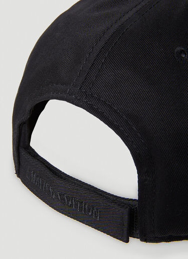 Vetements 프렌들리 로고 베이스볼 캡 블랙 vet0154018
