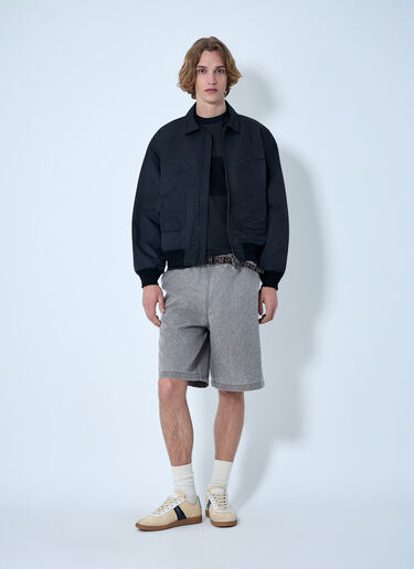 Brain Dead Collared Zip-Front Jacket Black bra0164008