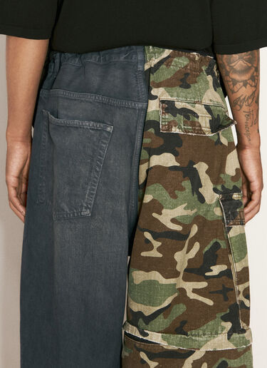 Balenciaga Camo Hybrid Baggy Pants Grey bal0156009