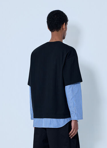 Comme des Garçons Homme Layered Crewneck T-Shirt Black cdh0164004