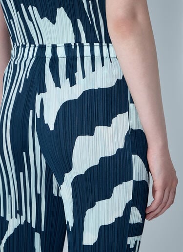 Pleats Please Issey Miyake Pleated Pants Blue plp0261002