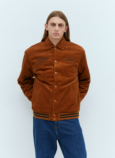 Carhartt WIP Rugged Letterman Jacket Brown wip0154014