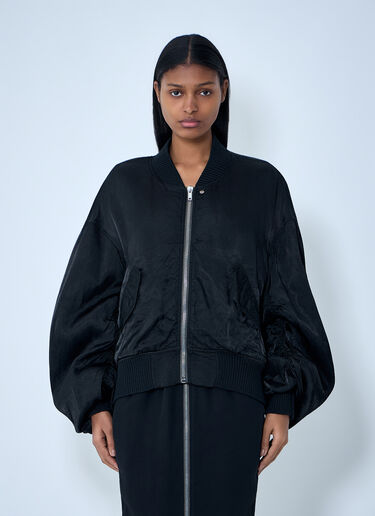 Rick Owens Oversized Bomber Jacket Black ric0263044