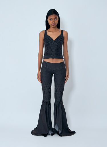 Miss Sixty x KNWLS Flared Jeans Black msk0263010