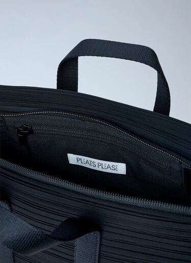 Pleats Please Issey Miyake Pleated Crossbody Bag Black plp0263012