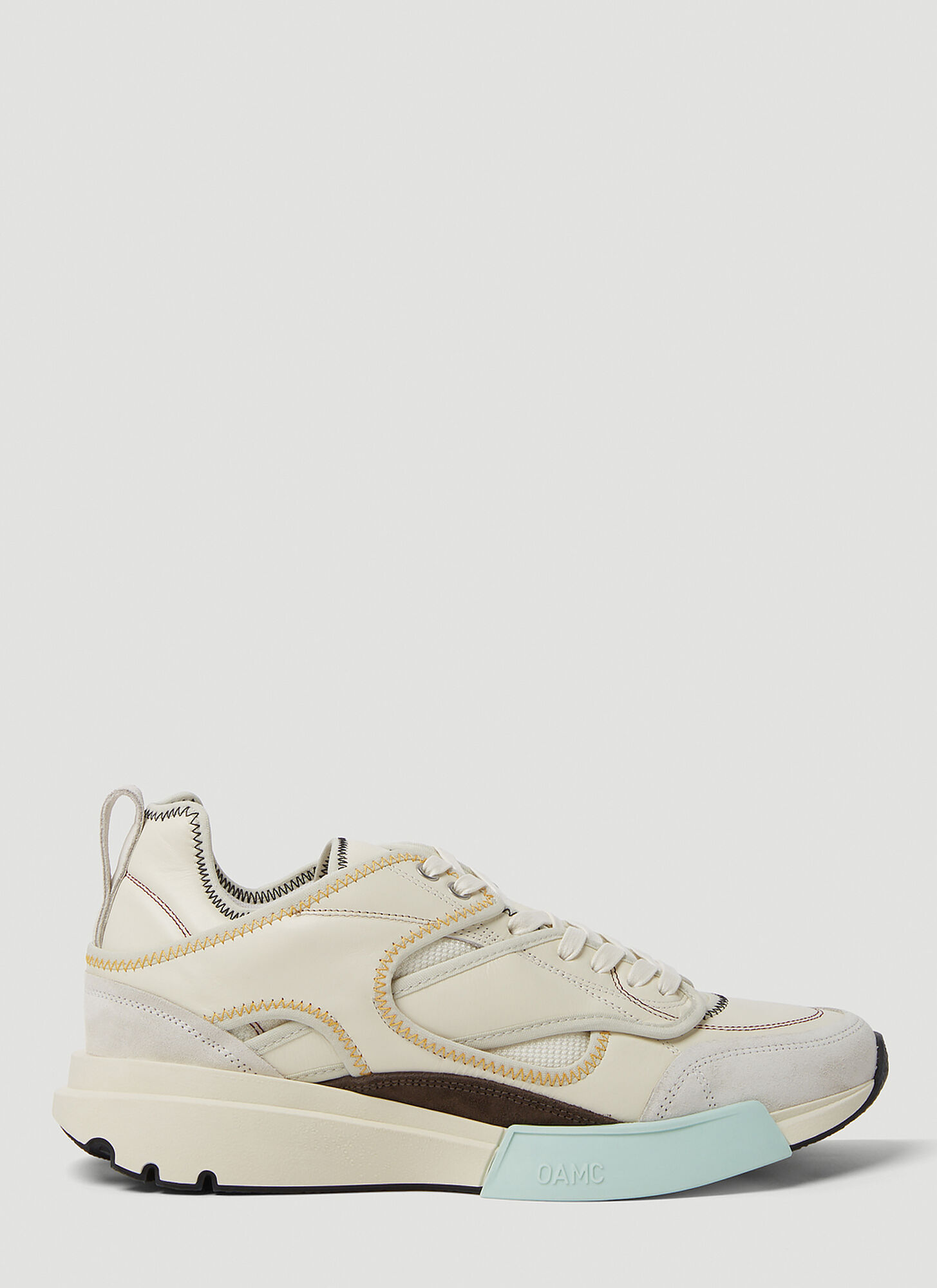 Shop Oamc Aurora Sneakers In Cream