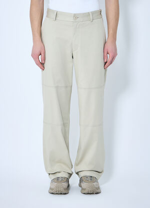 Moncler Twill Pants Beige mon0159015