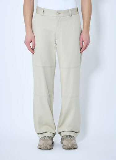 Moncler Twill Pants Beige mon0159015