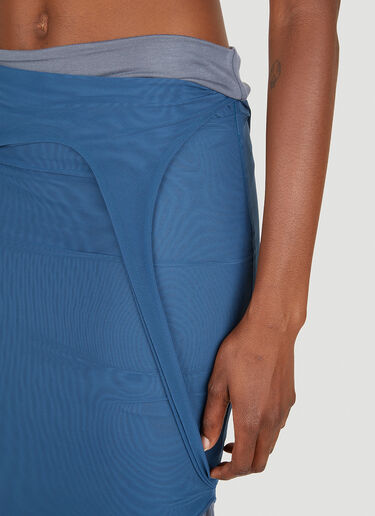 Mainline:RUS/Fr.CA/DE Panelled Mid Length Skirt Blue mai0249002