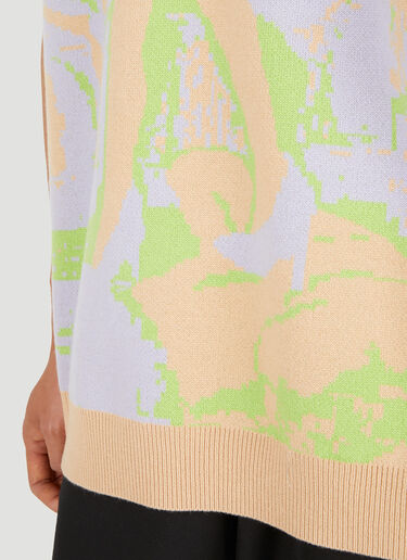 Ninamounah Kingfish Sleeveless Sweater Green nmo0148008