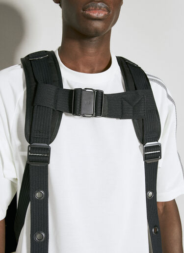 Y-3 Logo Embroidery Backpack Black yyy0356022