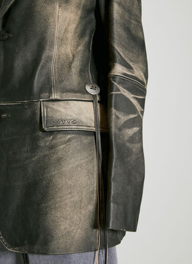 Eytys Cameron Brushed Leather Jacket Grey eyt0354004