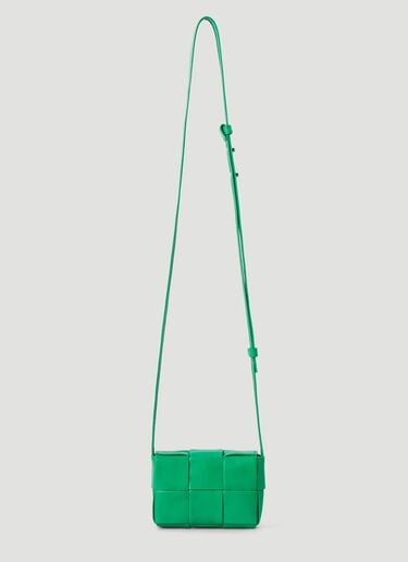 Mini Cassette Crossbody Bag Bottega Veneta Mini Cassette Crossbody Bag Green bov0145018