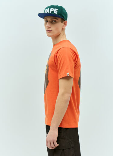 A BATHING APE® Big Ape Head T-Shirt Orange aba0154021