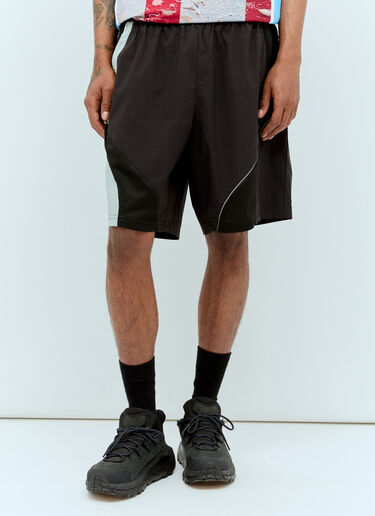 P.A.M. Panelled Flight Shorts Black pam0357009