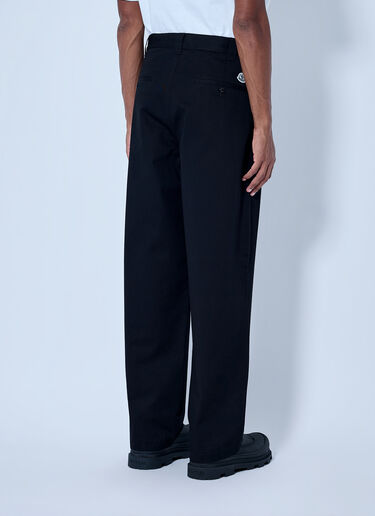 LN-CC® - Moncler x FRGMT Hiroshi Fujiwara: Pleated Wide-Leg Trousers - Black Moncler x FRGMT Hiroshi Fujiwara Pleated Wide-Leg Trousers Black mfr0166005