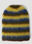 Brain Dead Fuzzy Knit Beanie Hat Blue bra0353001