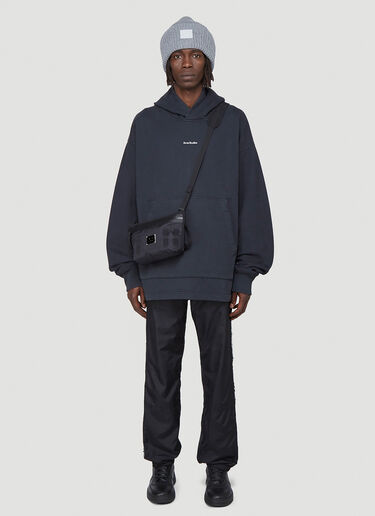Acne Studios Logo Hooded Sweatshirt Black acn0142032