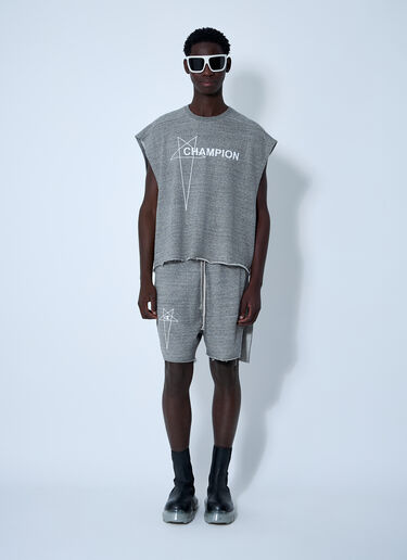 Rick Owens x Champion Beveled Pods Shorts Grey roc0161005