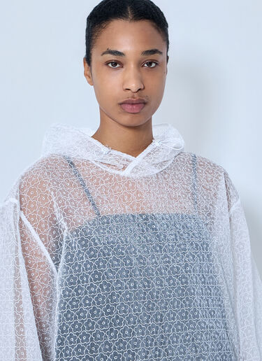 Cecilie Bahnsen CBshila Hoodie Windflower Top White cec0264004