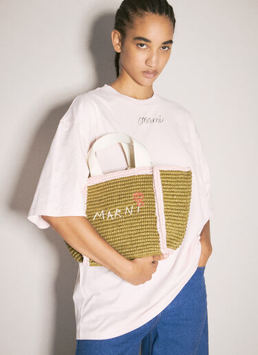 Marni Sillo 小号购物袋 绿色 mni0257031