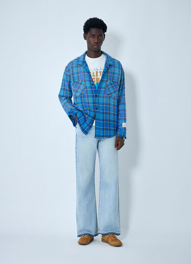 Gallery Dept. Marley Flannel Shirt Blue gdp0160060