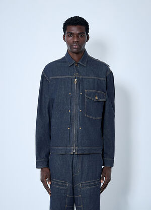 Moncler x Mercedes-Benz by Nigo Nepit Denim Jacket Blue mmn0160001
