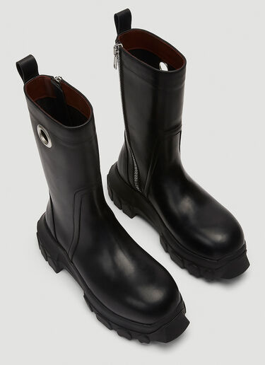 Rick Owens Creeper Bozo Leather Boots Black ric0143026