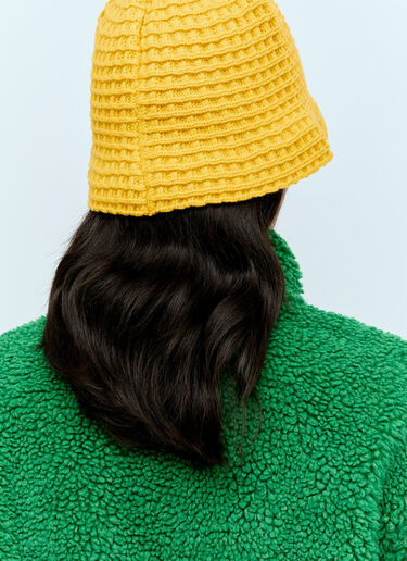 Stüssy Waffle Knit Bucket Hat Yellow sts0156025