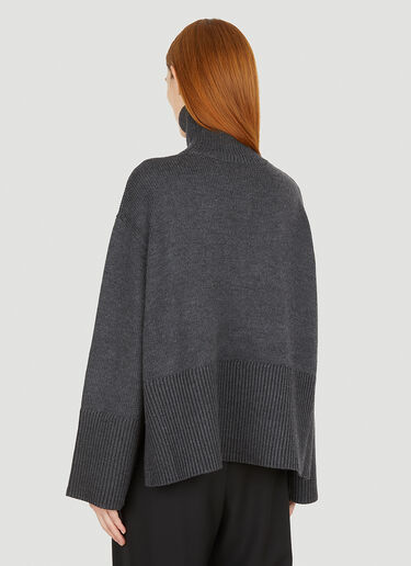 TOTEME Turtleneck Sweater Grey tot0251034