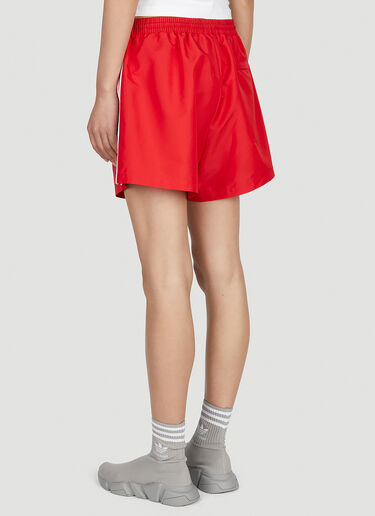 Balenciaga x adidas 条纹运动短裤 红色 axb0251004