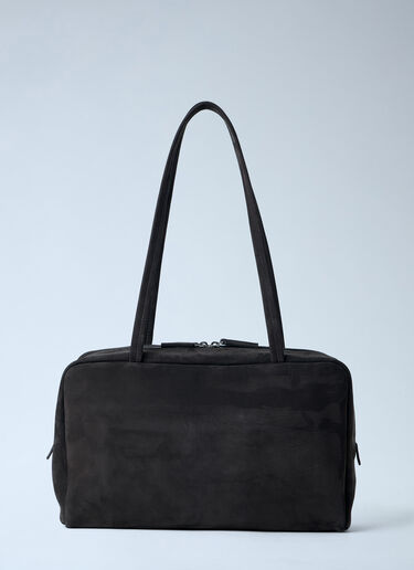 The Row Astra Bowling Shoulder Bag Dark Brown row0263025