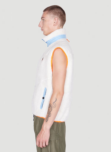 Fleece Gilet Jacket Moncler Grenoble Fleece Gilet Jacket White mog0151010