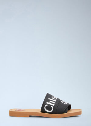 Chloé Woody Slides Black chl0255039