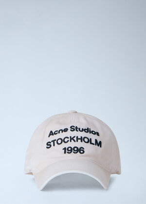 Acne Studios 1996 Logo Baseball Cap White acn0165064