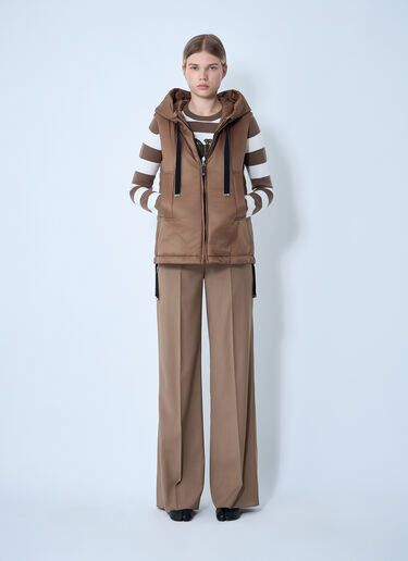 Puffer Gilet Max Mara Puffer Gilet Brown max0261045