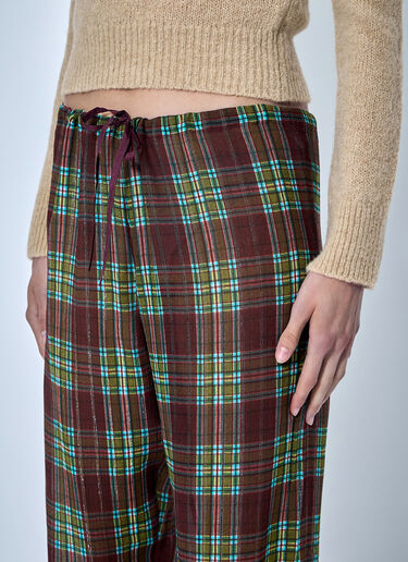 LN-CC® - Dries Van Noten: Pachas Pants - Burgundy Dries Van Noten Pachas Pants Burgundy dvn0266001