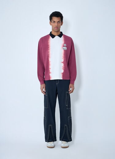 NÒMARYTHM TEXTILE Contrast Collar Long Sleeve Shirt Purple nma0162005