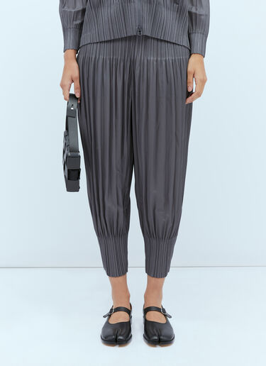 Pleated Track Pants Pleats Please Issey Miyake Pleated Track Pants Grey plp0254007