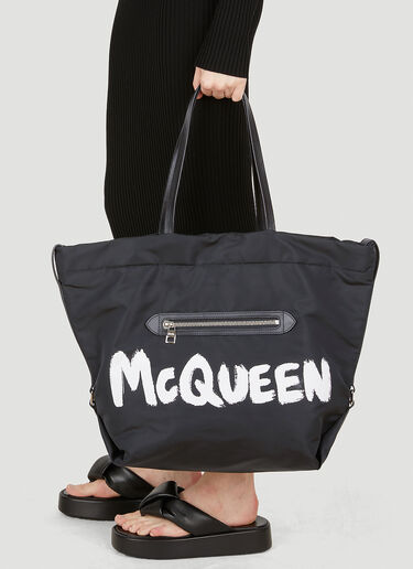 Alexander McQueen Bundle Tote Bag Black amq0247043