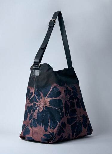 Dries Van Noten 印花帆布单肩包  棕色 dvn0160036