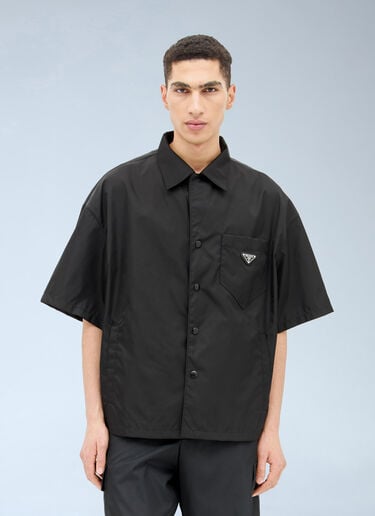 Re-Nylon Short Sleeved Shirt Prada Re-Nylon Short Sleeved Shirt Black pra0143011