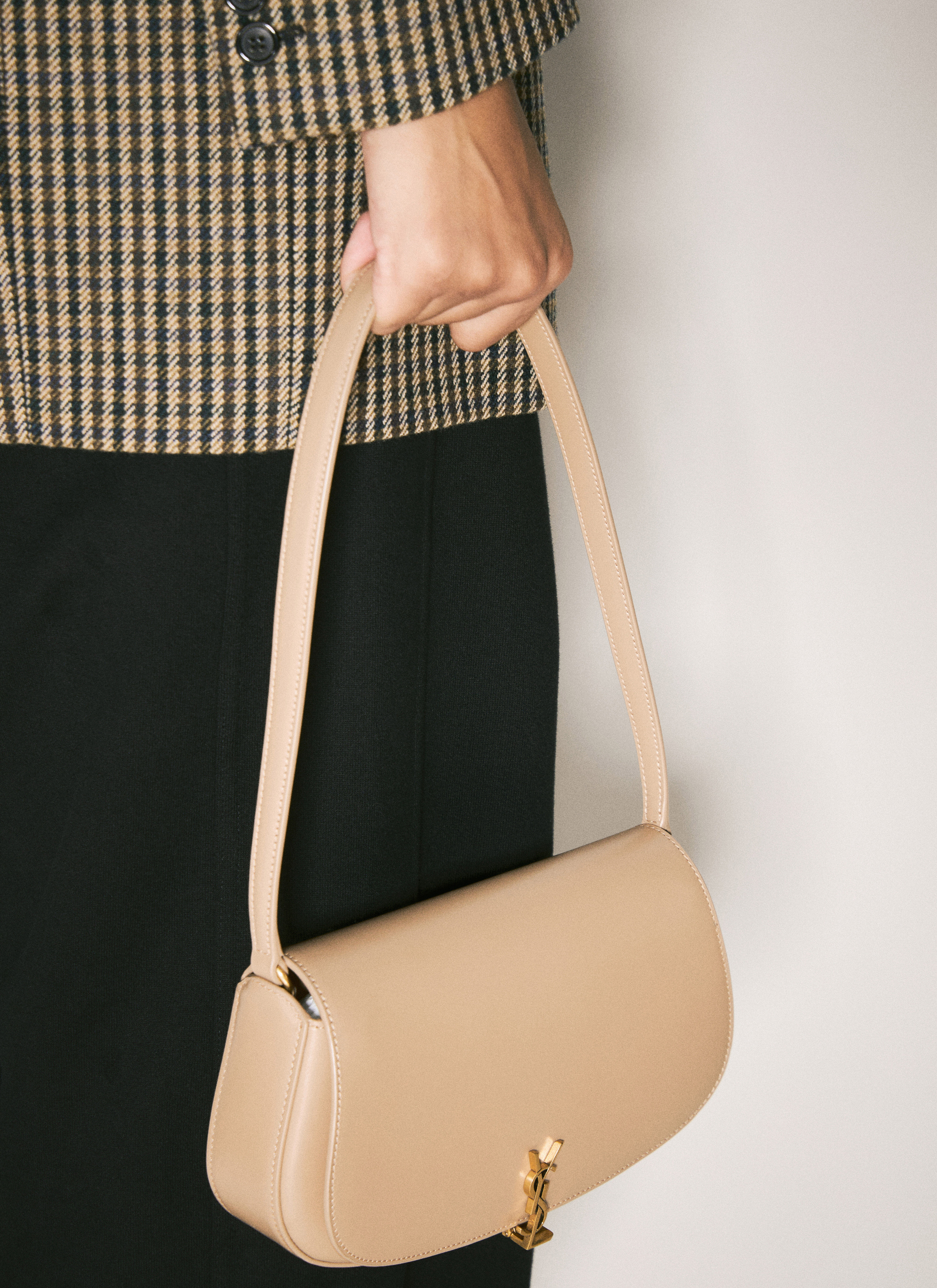 Ysl shoulder bag beige on sale