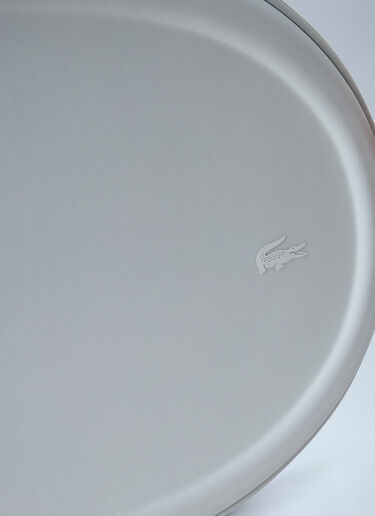 LN-CC® - Lacoste: Runway Large Leather Racket Bag - White Lacoste Runway Large Leather Racket Bag White lac0266008
